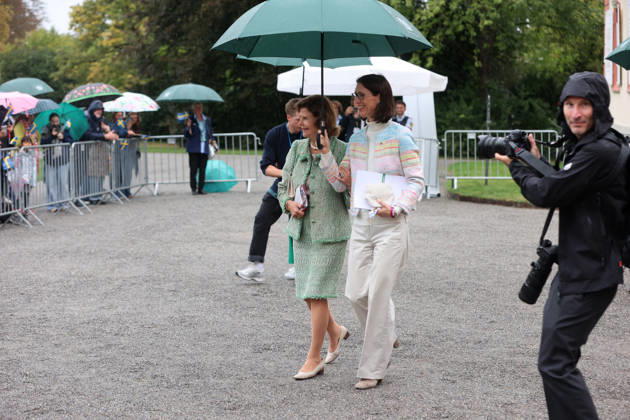 Königin Silvia von Schweden beucht Insel Mainau Konstanz Mainau, 08.10.2026 Ihre Majestät Königin Silvia von Schweden besucht die Insel Mainau bei Konstanz. Im Baden- Württemberg Germany Copyright: xMatthiasxGränzdörferx