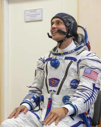 October 8, 2026, Baikonur, Kazakhstan: Baikonur, Kazakhstan. 14 July, 2026. NASA astronaut Anil Menon is helped into his Russian Sokol suit at the Baikonur Cosmodrome before the Expedition 75 launch, July 14, 2026 in Baikonur, Kazakhstan. He launched to the International Space Station later that day. Baikonur Kazakhstan - ZUMAp138 20261008_zaa_p138_017 Copyright: xPavelxShvets Gctcx