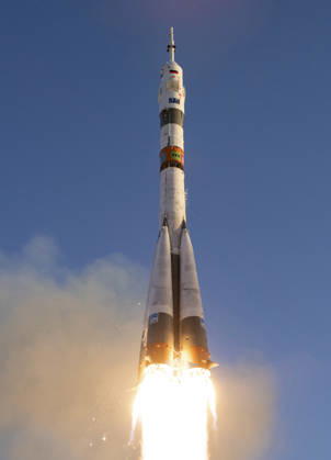 October 8, 2026, Baikonur, Kazakhstan: Baikonur, Kazakhstan. 14 July, 2026. A Soyuz rocket lifts off from the Baikonur Cosmodrome carrying NASA astronaut Anil Menon and Roscosmos cosmonauts Pyotr Dubrov and Anna Kikina to the International Space Station, July 14, 2026 in Baikonur, Kazakhstan. The crew docked to the station the same day. Baikonur Kazakhstan - ZUMAp138 20261008_zaa_p138_072 Copyright: xBillxIngalls Nasax