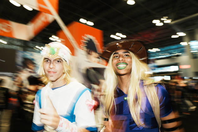 October 8, 2026, New York, New York, USA: Attendees in cosplay at the 2026 New York Comic Con at the Javits Center on October 8, 2026 in New York. New York USA  - ZUMAb148 20261008_zap_b148_065 Copyright: xBryanxSmithx