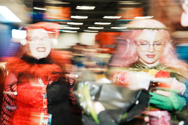 October 8, 2026, New York, New York, USA: Attendees in cosplay at the 2026 New York Comic Con at the Javits Center on October 8, 2026 in New York. New York USA  - ZUMAb148 20261008_zap_b148_066 Copyright: xBryanxSmithx
