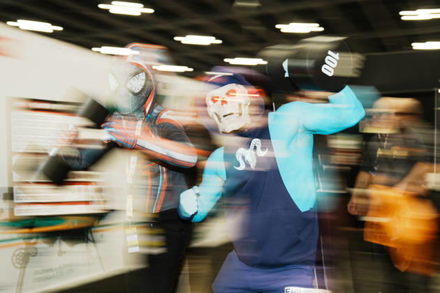 October 8, 2026, New York, New York, USA: Attendees in cosplay at the 2026 New York Comic Con at the Javits Center on October 8, 2026 in New York. New York USA  - ZUMAb148 20261008_zap_b148_069 Copyright: xBryanxSmithx