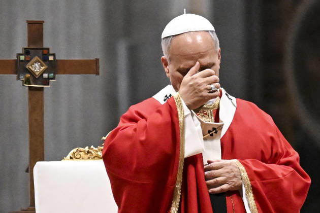 October 8, 2026, Vatican City, Vatican City: Pope Leo leads a mass for the inauguration of the academic year at the Pontificial University in Saint Peter s Square, Vatican City, 8 October 2026. ANSA RICCARDO ANTIMIANI. Vatican City Vatican City  - ZUMAa110 20261008_zaf_a110_008 Copyright: xRiccardoxAntimianix