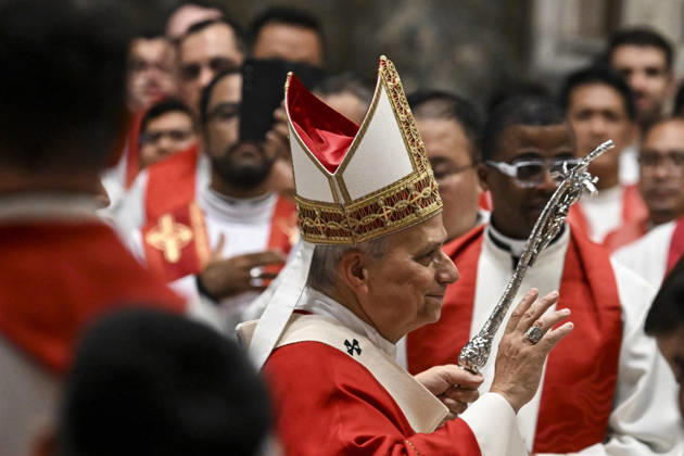 October 8, 2026, Vatican City, Vatican City: Pope Leo leads a mass for the inauguration of the academic year at the Pontificial University in Saint Peter s Square, Vatican City, 8 October 2026. ANSA RICCARDO ANTIMIANI. Vatican City Vatican City  - ZUMAa110 20261008_zaf_a110_009 Copyright: xRiccardoxAntimianix