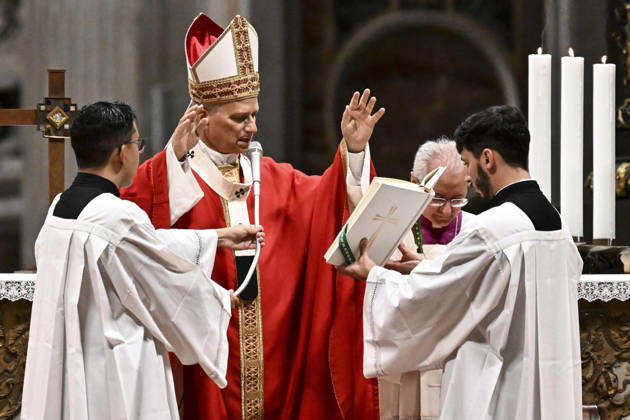 October 8, 2026, Vatican City, Vatican City: Pope Leo leads a mass for the inauguration of the academic year at the Pontificial University in Saint Peter s Square, Vatican City, 8 October 2026. ANSA RICCARDO ANTIMIANI. Vatican City Vatican City  - ZUMAa110 20261008_zaf_a110_014 Copyright: xRiccardoxAntimianix