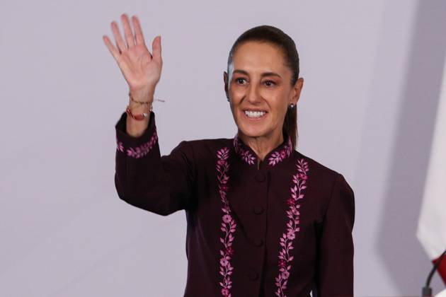October 8, 2026: TO-45400- Ciudad de M& xe9;xico. 2026-10 -08. Claudia Sheinbaum Pardo, President of Mexico, during the daily morning press conference in the Treasury Room of the National Palace in Mexico City. Alejandro God& xcd;nez Clasos.com.mx  - ZUMAcs4_ 20261008_faa_cs4_031 Copyright: xAlejandroxGod& Xed;Nezx