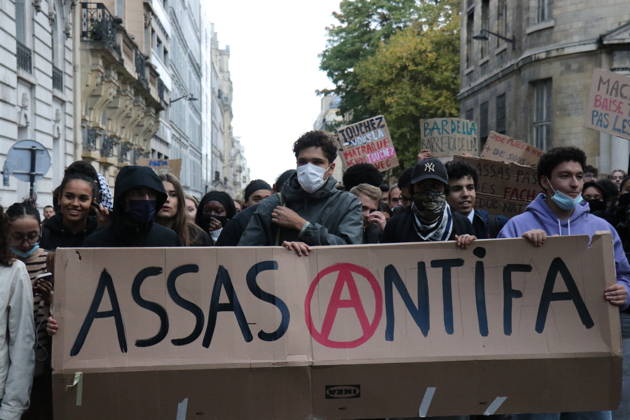 Student mobilization at Place de la Bastille in Paris PARIS, FRANCE – OCTOBER 8, 2026: Students who took part in blockades at several university institutions in Paris, including Paris-Pantheon-Assas University, along with many other students, converge on Place de la Bastille in Paris to voice their demands as part of a day of high school and university student mobilization. Umit Donmez Anadolu Ile-de-France France. Editorial use only. Please get in touch for any other usage.  Copyright: x2026xAnadoluxUmitxDonmezx
