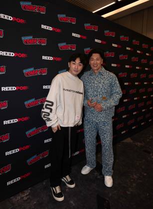 New York, NY- October 8: Inside the Saja Boys: Beyond KPOP Demon Hunters with Rich Ting and Neckwav at Comic Con October 8, 2026. Credit: Camara Porter USA - ZUMAa123 20261008_zaa_a123_068 Copyright: xAdMediax