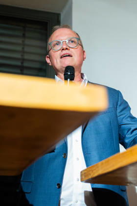 08.10.2026 - Jochen Ott MdL in Herford: Der Fraktionsvorsitzende der NRW-SPD und Spitzenkandidat zum Ministerpräsident zur Landtagswahl 2027. , Herford Nordrhein-Westfalen Deutschland -
