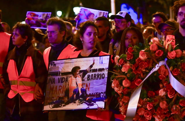 October 8, 2026, Madrid, Madrid, SPAIN: March in memory of Maricarmen, who died after being evicted from her home and became a symbol of the struggle for housing rights and against real-estate speculation. Madrid SPAIN  - ZUMAz108 20261008_znp_z108_013 Copyright: xRichardxZubelzux