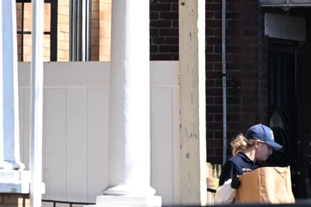 October 8, 2026, Philadelphia, Pennsylvania, USA: FBI agents seize several pieces of evidence from the home of Eugene Horsch on West Chew Avenue in Philadelphia, Pennsylvania, United States, on October 8, 2026. Several evidence boxes and bags including items were removed from the home. Authorities are investigating the property after linking it to at least seven missing women. Eugene Horsch is the son of the late Raymond R.C. Horsch. Philadelphia USA  - ZUMAs197 20261008_aaa_s197_103 Copyright: xKylexMazzax
