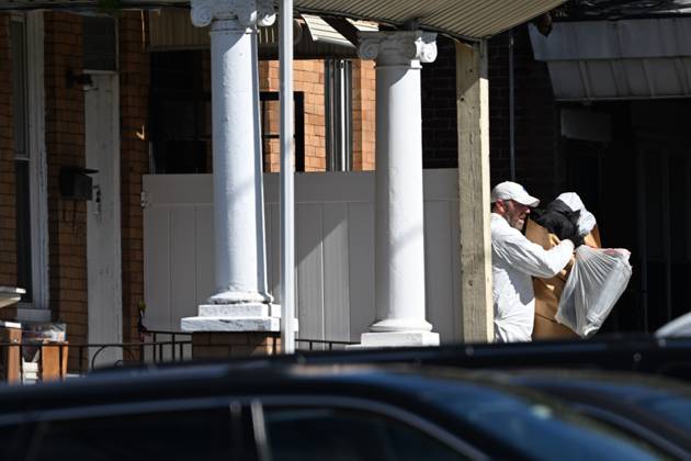 October 8, 2026, Philadelphia, Pennsylvania, USA: FBI agents seize several pieces of evidence from the home of Eugene Horsch on West Chew Avenue in Philadelphia, Pennsylvania, United States, on October 8, 2026. Several evidence boxes and bags including items were removed from the home. Authorities are investigating the property after linking it to at least seven missing women. Eugene Horsch is the son of the late Raymond R.C. Horsch. Philadelphia USA  - ZUMAs197 20261008_aaa_s197_104 Copyright: xKylexMazzax