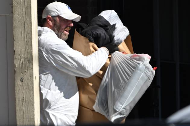October 8, 2026, Philadelphia, Pennsylvania, USA: FBI agents seize several pieces of evidence from the home of Eugene Horsch on West Chew Avenue in Philadelphia, Pennsylvania, United States, on October 8, 2026. Several evidence boxes and bags including items were removed from the home. Authorities are investigating the property after linking it to at least seven missing women. Eugene Horsch is the son of the late Raymond R.C. Horsch. Philadelphia USA  - ZUMAs197 20261008_aaa_s197_105 Copyright: xKylexMazzax