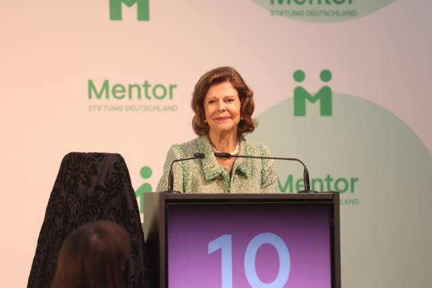 Königin Silvia von Schweden beim Jubiläum der Mentor-Stiftung auf der Insel Mainau. Mainau, 08.10.2026 Copyright: xAgenturxMatthiasxWehnertx xM.xGränzdörferx