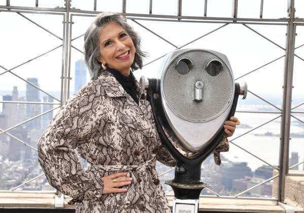 NEW YORK, NY- OCTOBER 8: Rose Abdoo at the Empire State Building to Celebrate the Premiere of CBS New Series, Eternally Yours on October 8, 2026 in New York City. Copyright: xmpi099 MediaPunchx