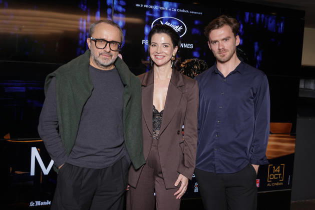 Exclusive - Minotaure Premiere - Paris Exclusive - Andrey Zvyagintsev, Iris Lebedeva and Yuriy Zavalnyouk attend the photocall for the premiere of The Minotaure held at the UGC Les Halles Cinema in Paris, France on October 8, 2026. Photo by David Boyer ABACAPRESS.COM Paris France Copyright: xBoyerxDavid ABACAx