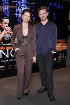 Exclusive - Minotaure Premiere - Paris Exclusive - Iris Lebedeva and Yuriy Zavalnyouk attend the photocall for the premiere of The Minotaure held at the UGC Les Halles Cinema in Paris, France on October 8, 2026. Photo by David Boyer ABACAPRESS.COM Paris France Copyright: xBoyerxDavid ABACAx