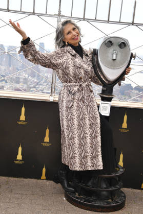 NEW YORK, NY- OCTOBER 8: Rose Abdoo at the Empire State Building to Celebrate the Premiere of CBS New Series, Eternally Yours on October 8, 2026 in New York City. Copyright: xmpi099 MediaPunchx