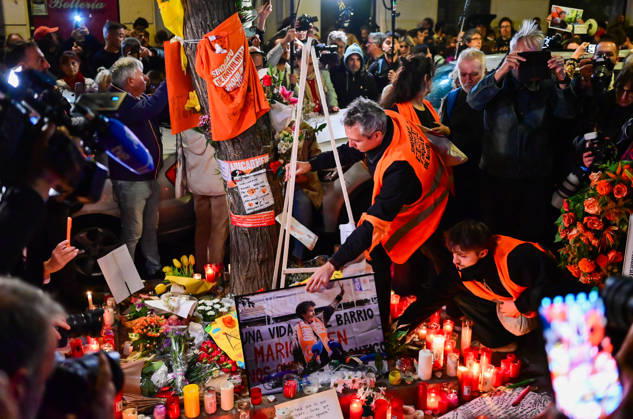 October 8, 2026, Madrid, Madrid, SPAIN: March in memory of Maricarmen, who died after being evicted from her home and became a symbol of the struggle for housing rights and against real-estate speculation. Madrid SPAIN  - ZUMAz108 20261008_znp_z108_016 Copyright: xRichardxZubelzux
