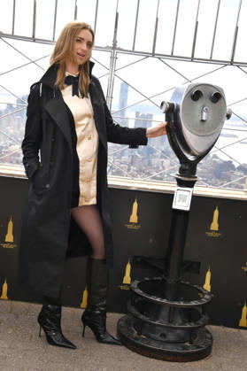 CBS™ Eternally Yours Cast Visit The Empire State Building NEW YORK, NY- OCTOBER 8: Allegra Edwards at the Empire State Building to Celebrate the Premiere of CBS New Series, Eternally Yours on October 8, 2026 in New York City. Credit: John Fycke AdMedia New York City New York USA EDITORIAL USE ONLY  Copyright: xx JohnxFycke AdMediax admphotosthree019735