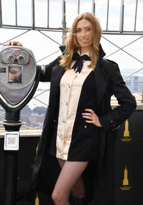 CBS™ Eternally Yours Cast Visit The Empire State Building NEW YORK, NY- OCTOBER 8: Allegra Edwards at the Empire State Building to Celebrate the Premiere of CBS New Series, Eternally Yours on October 8, 2026 in New York City. Credit: John Fycke AdMedia New York City New York USA EDITORIAL USE ONLY  Copyright: xx JohnxFycke AdMediax admphotosthree019750