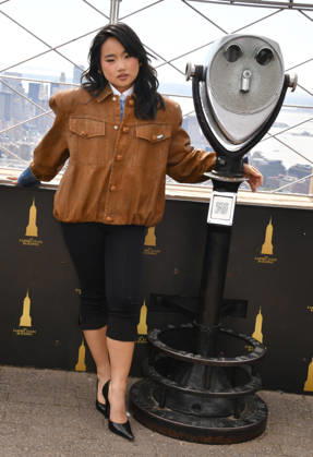 NEW YORK, NY- OCTOBER 8: Helen J. Shen at the Empire State Building to Celebrate the Premiere of CBS New Series, Eternally Yours on October 8, 2026 in New York City. Credit: AdMedia New York City USA - ZUMAa123 20261008_zaa_a123_113 Copyright: xJohnxFyckex