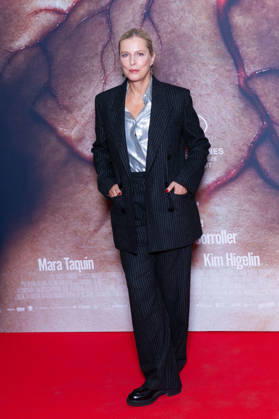 Sanguine Paris Film Premiere Karin Viard attends Sanguine Paris Film Premiere at Max Linder on October 08, 2026 in Paris, France. Photo by Nasser Berzane ABACAPRESS.COM Paris France  Copyright: xBerzanexNasser ABACAx
