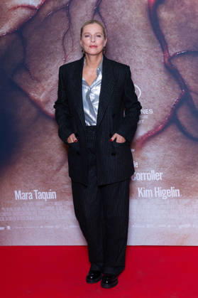 Sanguine Paris Film Premiere Karin Viard attends Sanguine Paris Film Premiere at Max Linder on October 08, 2026 in Paris, France. Photo by Nasser Berzane ABACAPRESS.COM Paris France  Copyright: xBerzanexNasser ABACAx