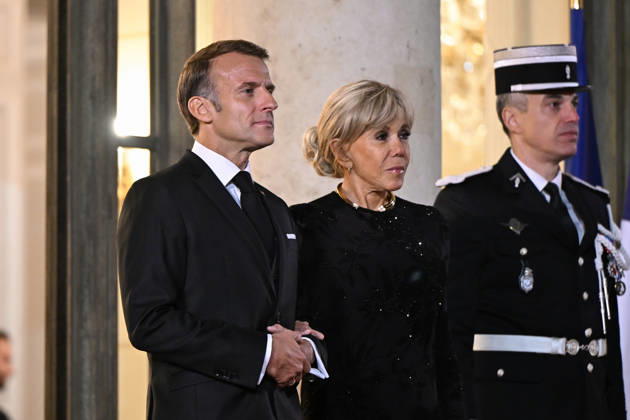 NEWS : Diner d Etat francais en l honneur de la RÃ publique fÃ dÃ rale d Allemagne - Paris - 08 10 2026 Emmanuel Macron, Brigitte Macron - State dinner organised by France President Emmanuel Macron for State visit with Mr. Frank-Walter Steinmeier, President of the Federal Republic of Germany at the Elysee Presidential Palace, in Paris.  Copyright: xx