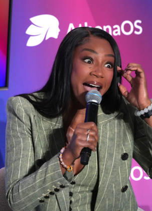 October 8, 2026, New York, New York, USA: TIFFANY HADDISH attends the ZETA Live Conference 2026 at David Geffen Hall in New York s Lincoln Center. New York USA  - ZUMAms4_ 20261008_faf_ms4_007 Copyright: xSoniaxMoskowitzxGordonx