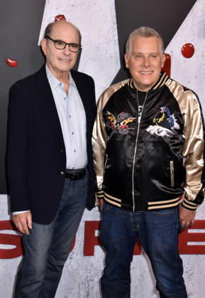 NEW YORK, NY - OCTOBER 8: Clyde Phillips and Scott Reynolds at Dexter 20th Anniversary Celebration & Dexter: Resurrection Season 2 premiere at Chelsea Industrial on October 8, 2026 in New York City. Copyright: xmpi099 MediaPunchx