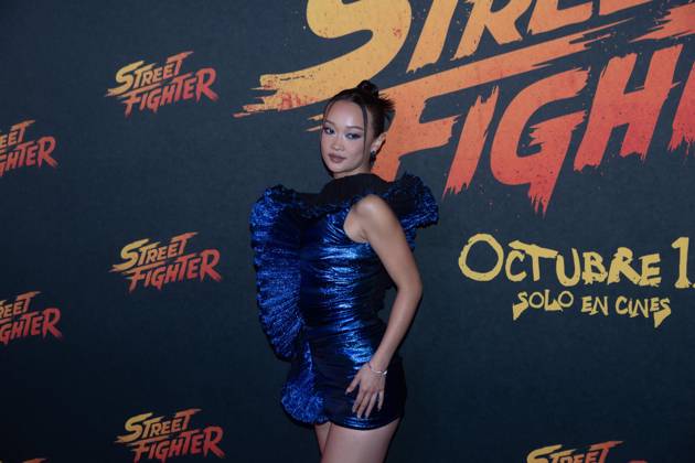 October 8, 2026: TO-45411 & x2013; Mexico City. October 8, 2026. Callina Liang during the "Street Fighter" movie fan event at Plaza Universidad in Mexico City. Clasos.com.mx  - ZUMAcs4_ 20261008_faa_cs4_186 Copyright: xMikaxRoblesx