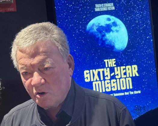 October 8, 2026, New York, New York, USA: Actor WILLIAM SHATNER seen during the red carpet arrivals for the New York All Media Premiere Screening of The Sixty-Year Mission - How Star Trek Changed Television and the World held at Regal Times Square Theaters. New York USA  - ZUMAk03_ 20261008_zaf_k03_065 Copyright: xNancyxKaszermanx