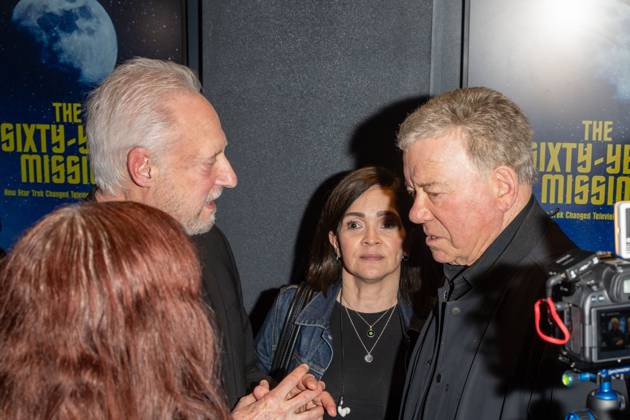 October 8, 2026, New York, New York, United States: Brent Spiner (L) and William Shatner (R) attend. The Sixty Year Mission: How Star Trek Changed Television And The World New York premiere at Regal Times Square on October 08, 2026 in New York City. New York United States - ZUMAs197 20261008_aaa_s197_305 Copyright: xRonxAdarx