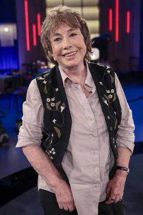 Elfie Donnelly bei der Aufzeichnung der WDR-Talkshow Kölner Treff im WDR Studio BS 3. Köln, 08.10.2026