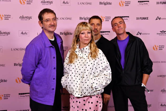 MIA (Berliner Elektropop-Musikgruppe) bei der Verleihung der Brigitte Award 2026 im Kino International in Berlin am 08.10.2026