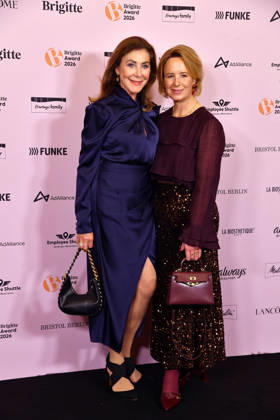Alexandra von Rehlingen und Julia Becker bei der Verleihung der Brigitte Award 2026 im Kino International in Berlin am 08.10.2026