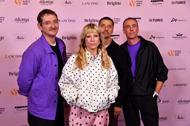 MIA (Berliner Elektropop-Musikgruppe) bei der Verleihung der Brigitte Award 2026 im Kino International in Berlin am 08.10.2026