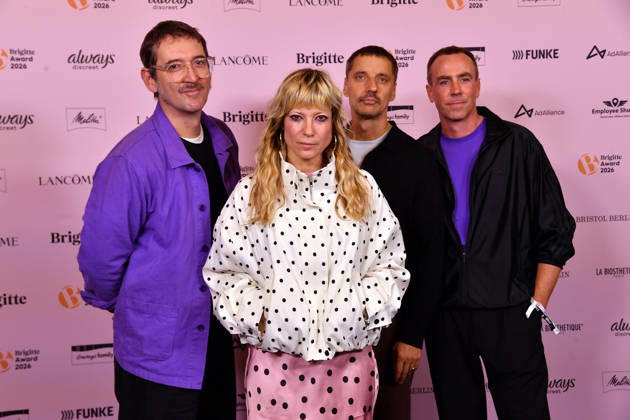 MIA (Berliner Elektropop-Musikgruppe) bei der Verleihung der Brigitte Award 2026 im Kino International in Berlin am 08.10.2026