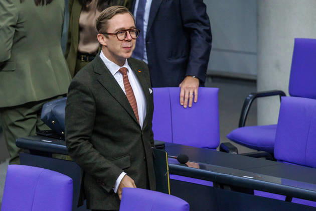 Bundestag Philipp Amthor (CDU) im Deutschen Bundestag am 09.10.26 in Berlin. Berlin Berlin Deutschland Bundestag