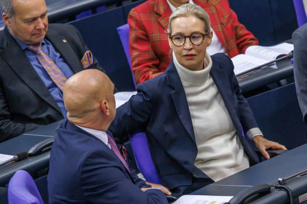 Bundestag Alice Weidel (AfD) im Deutschen Bundestag am 09.10.26 in Berlin. Berlin Berlin Deutschland Bundestag