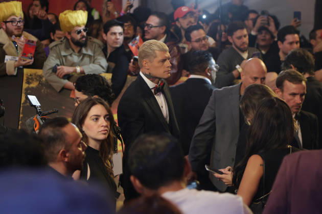 Street Fighter Red Carpet And Fan Event in Mexico City WWE wrestler Cody Rhodes attends the official red carpet and fan event for the upcoming live-action film Street Fighter at CinÃ polis Universidad on October 08, 2026 in Mexico City, Mexico. (Photo by Ismael Rosas Eyepix Group) Copyright: xIsmaelxRosas xEyepixxGroupx IR_08102026_198652