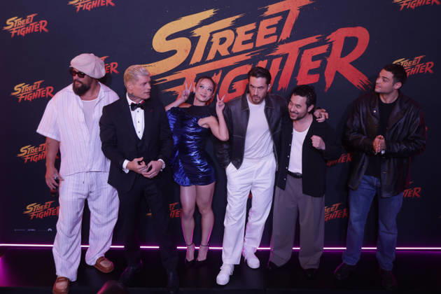 Street Fighter Red Carpet And Fan Event in Mexico City (L-R) Jason Momoa, Cody Rhodes, Callina Liang, Andrew Koji, Kitao Sakurai and Noah Centineo attend the official red carpet and fan event for the upcoming live-action film Street Fighter at CinÃ polis Universidad on October 08, 2026 in Mexico City, Mexico. (Photo by Ismael Rosas Eyepix Group) Copyright: xIsmaelxRosas xEyepixxGroupx IR_08102026_198706