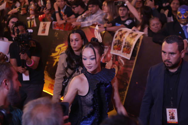 Street Fighter Red Carpet And Fan Event in Mexico City Actress Callina Liang attends the official red carpet and fan event for the upcoming live-action film Street Fighter at CinÃ polis Universidad on October 08, 2026 in Mexico City, Mexico. (Photo by Ismael Rosas Eyepix Group) Copyright: xIsmaelxRosas xEyepixxGroupx IR_08102026_198717