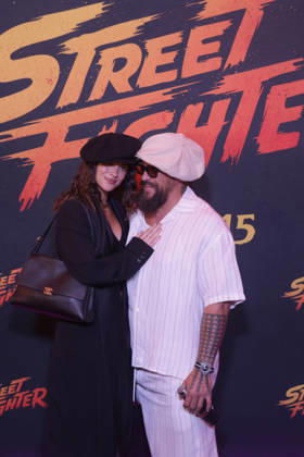 Street Fighter Red Carpet And Fan Event in Mexico City Actor Jason Momoa and Adria Arjona attend the official red carpet and fan event for the upcoming live-action film Street Fighter at CinÃ polis Universidad on October 08, 2026 in Mexico City, Mexico. (Photo by Ismael Rosas Eyepix Group) Copyright: xIsmaelxRosas xEyepixxGroupx IR_08102026_198639