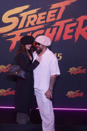 Street Fighter Red Carpet And Fan Event in Mexico City Actor Jason Momoa and Adria Arjona attend the official red carpet and fan event for the upcoming live-action film Street Fighter at CinÃ polis Universidad on October 08, 2026 in Mexico City, Mexico. (Photo by Ismael Rosas Eyepix Group) Copyright: xIsmaelxRosas xEyepixxGroupx IR_08102026_198640