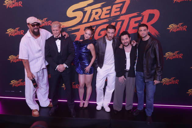 Street Fighter Red Carpet And Fan Event in Mexico City (L-R) Jason Momoa, Cody Rhodes, Callina Liang, Andrew Koji, Kitao Sakurai and Noah Centineo attend the official red carpet and fan event for the upcoming live-action film Street Fighter at CinÃ polis Universidad on October 08, 2026 in Mexico City, Mexico. (Photo by Ismael Rosas Eyepix Group) Copyright: xIsmaelxRosas xEyepixxGroupx IR_08102026_198703