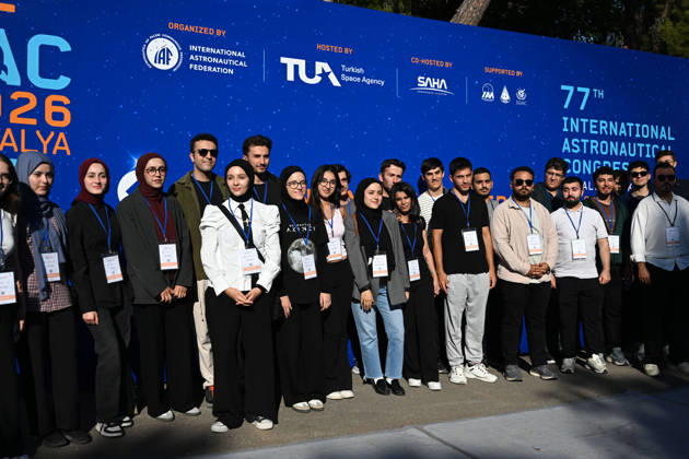 77th International Astronautical Congress in Antalya ANTALYA, TURKIYE - OCTOBER 9: People visit the 77th International Astronautical Congress (IAC 2026) on its last day open to public at the NEST Congress Center in Antalya, Turkiye, on October 09, 2026. Organized by the International Astronautical Federation (IAF), the congress is being held under the coordination of the Turkish Ministry of Industry and Technology and co-hosted by the Turkish Space Agency (TUA) and SAHA Istanbul, with Anadolu serving as the Global Communication Partner. Muhammed Abdullah Kurtar Anadolu Antalya Turkey. Editorial use only. Please get in touch for any other usage.  Copyright: x2026xAnadoluxMuhammedxAbdullahxKurtarx