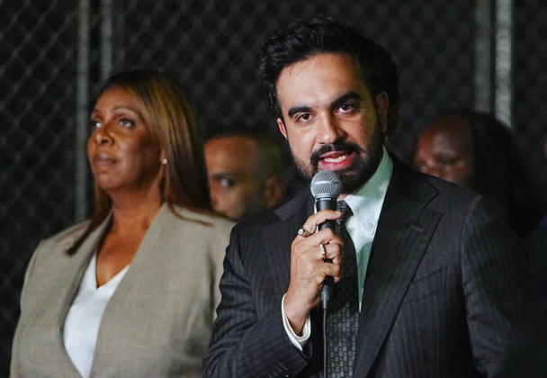 Mamdani holds a press conference after ICE shooting in New York City NEW YORK, UNITED STATES - OCTOBER 08: New York City Mayor Zohran Mamdani, along with Attorney General of New York, Letitia James, New York City Public Advocate Jumaane Williams, and NYPD Commissioner Jessica Tisch, hold a press conference in the Marble Hill neighborhood of the Bronx following an incident where an ICE agent shot and wounded a driver during an enforcement operation on October 8, 2026, in New York City, U.S. Selcuk Acar Anadolu New York United States. Editorial use only. Please get in touch for any other usage.  Copyright: x2026xAnadoluxSelcukxAcarx