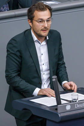 Bundestag Johannes Schätzl (SPD) im Deutschen Bundestag am 09.10.26 in Berlin. Berlin Berlin Deutschland Bundestag